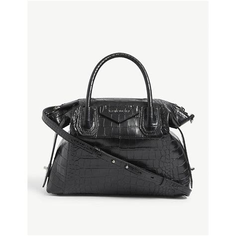 givenchy antigona soft croc|Givenchy antigona sale.